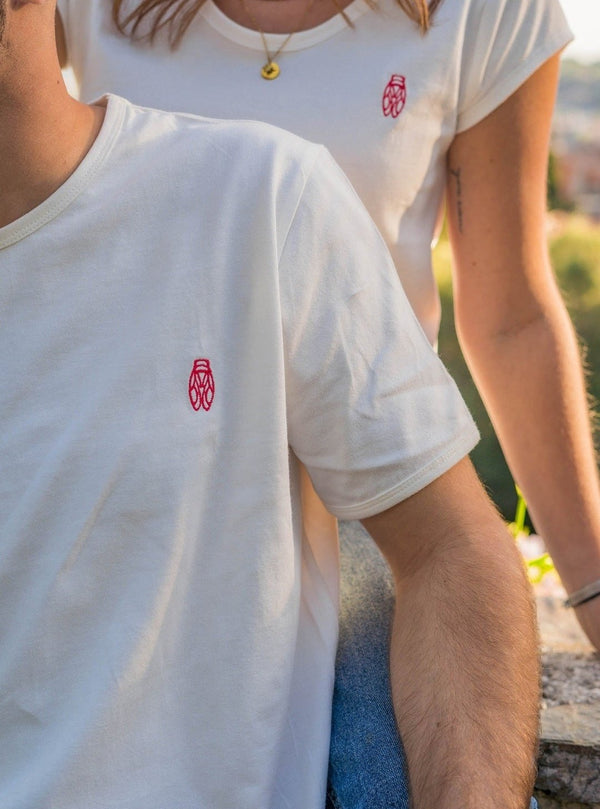 T-Shirt Homme Cigale Fuchsia - Fabriqué en Provence - Sudist 