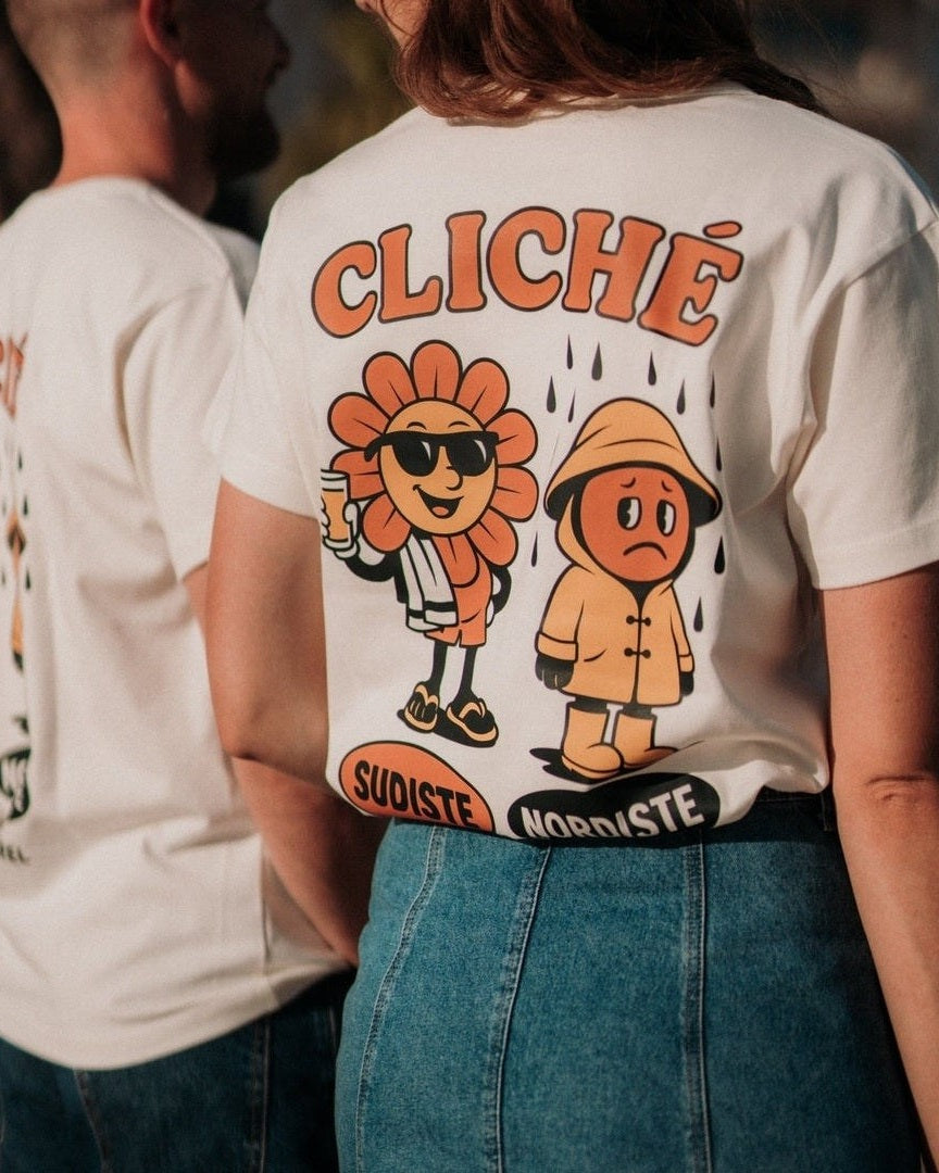 T-Shirt cliché Nord/Sud Fabriqué en Provence - Sudist