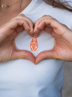 Collection of T-Shirt Femme Cigale Orange - Fabriqué en Provence - Sudist in a gallery layout