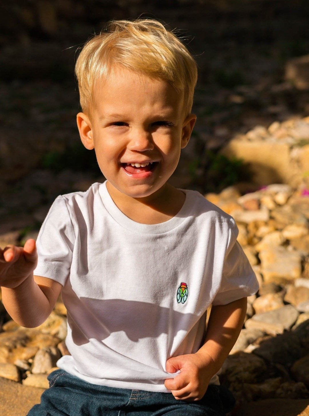 T-Shirt Enfant Cigale Phosphorescente - Fabriqué en Provence - Sudist