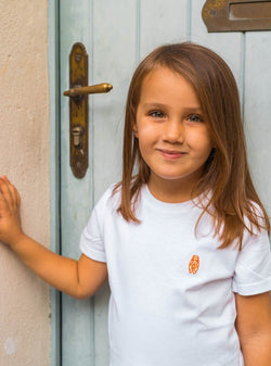 Collection of T-Shirt Enfant Cigale Orange - Fabriqué en Provence - Sudist in a gallery layout