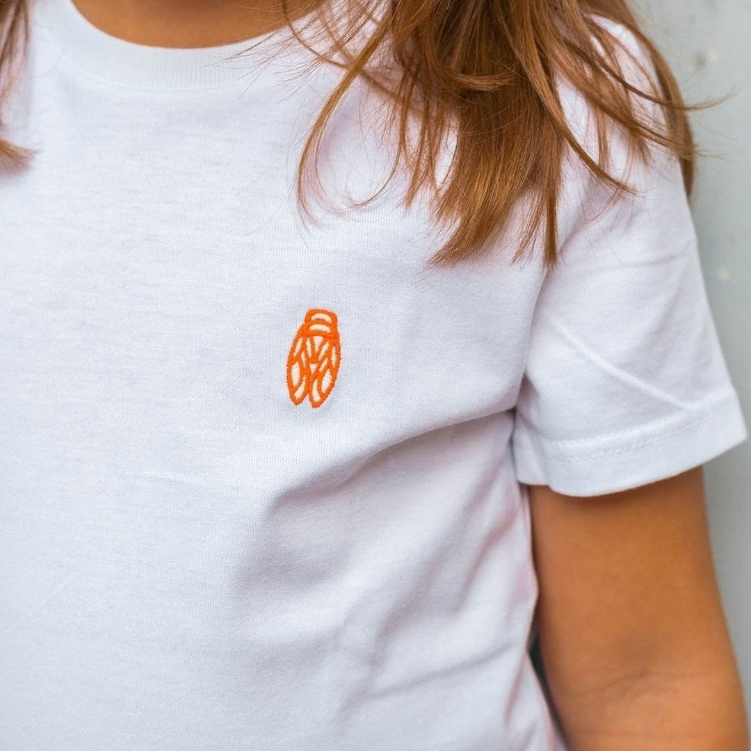 Image of T-Shirt Enfant Cigale Orange - Fabriqué en Provence - Sudist