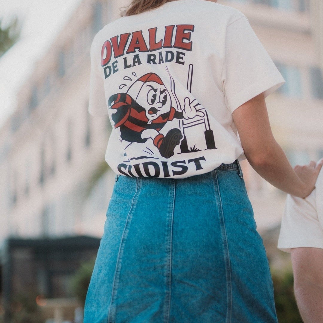 Image of T-Shirt Ovalie de la Rade outlet Fabriqué en Provence - Sudist