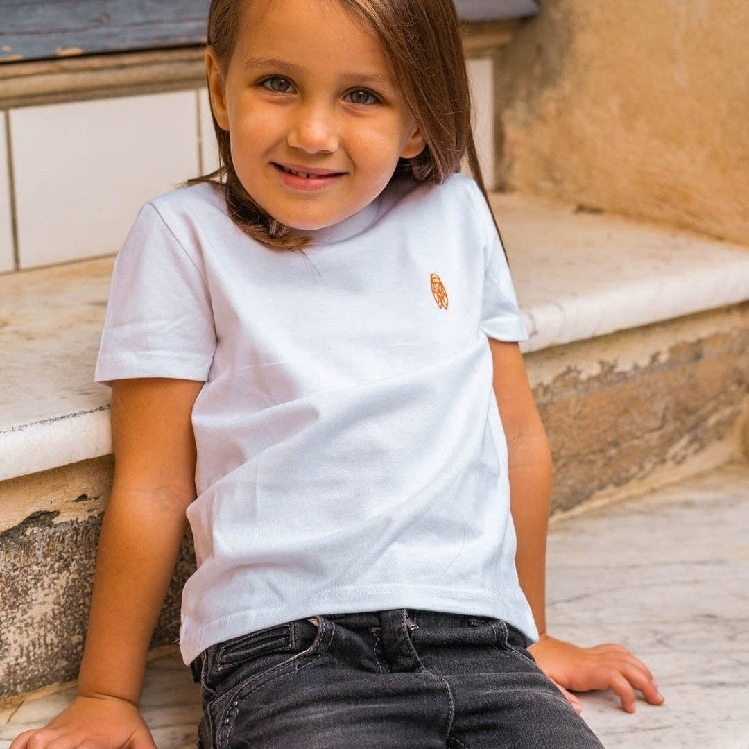Image of T-Shirt Enfant Cigale Orange - Fabriqué en Provence - Sudist