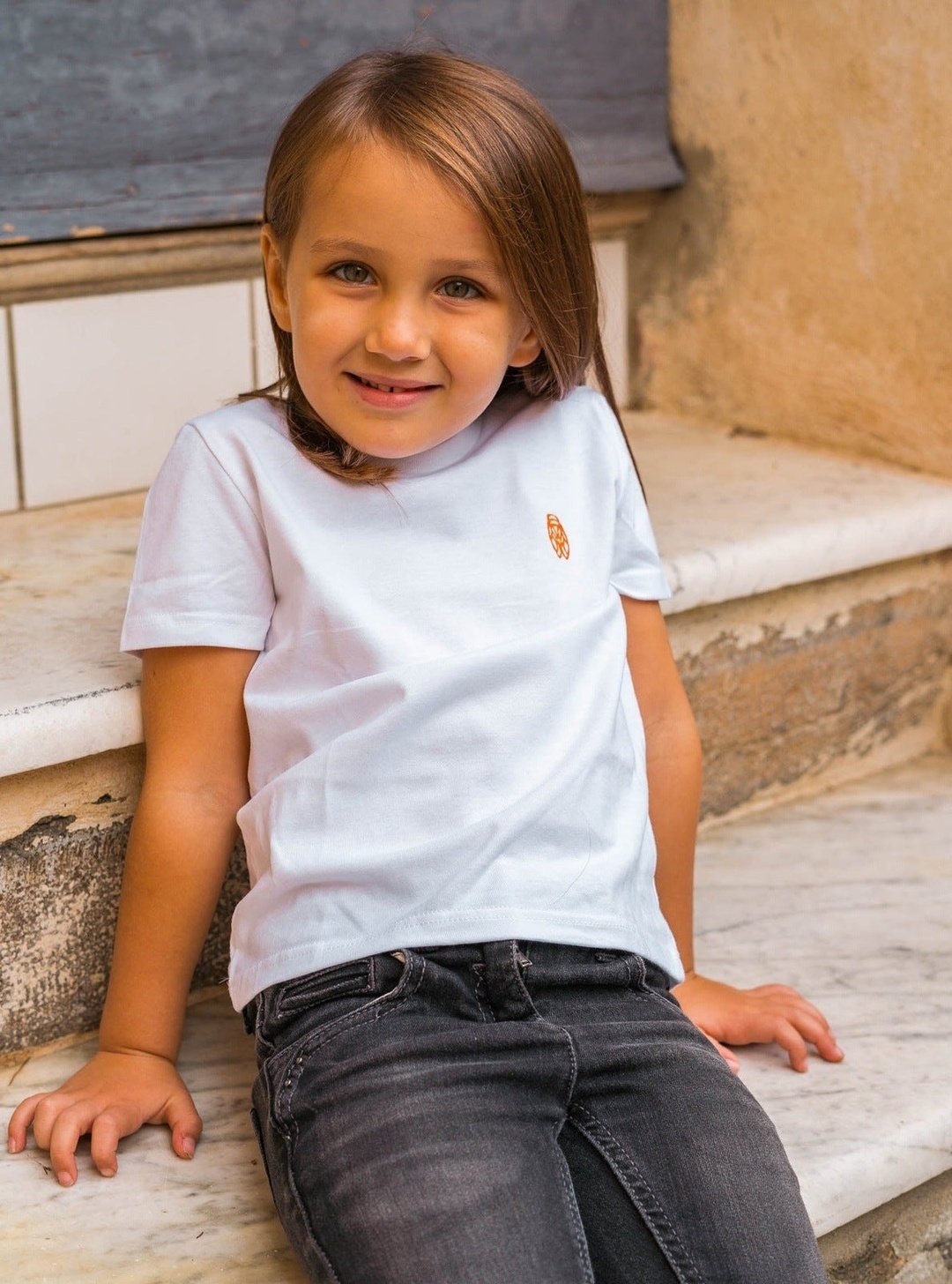 T-Shirt Enfant Cigale Orange - Fabriqué en Provence - Sudist