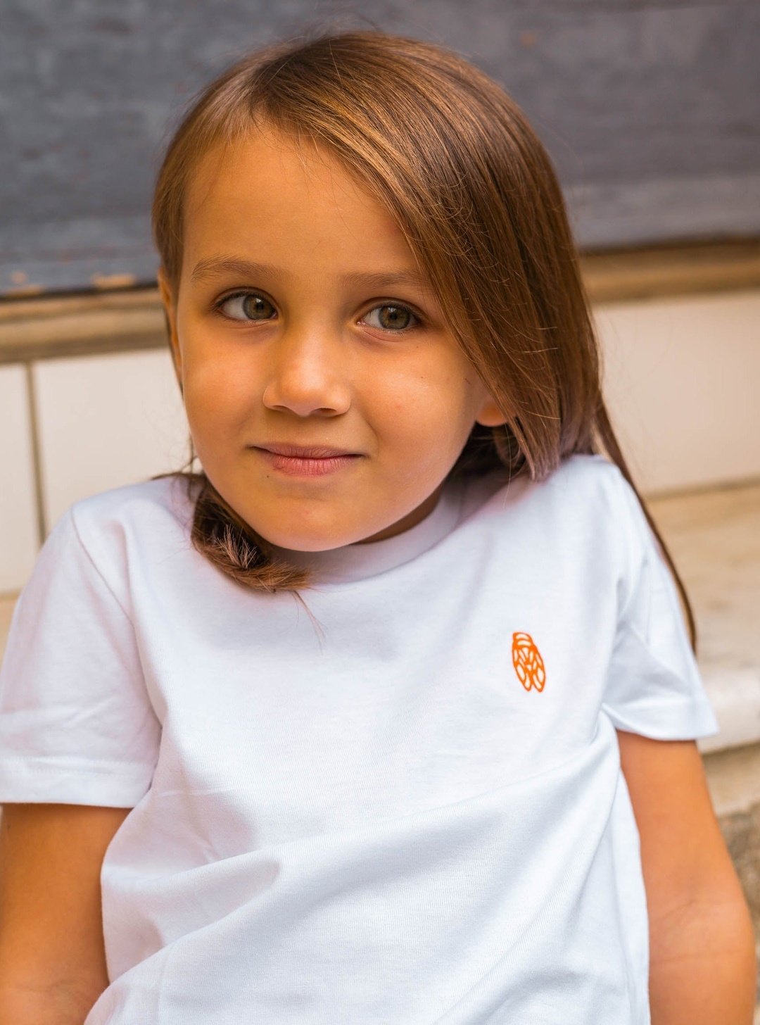 T-Shirt Enfant Cigale Orange - Fabriqué en Provence - Sudist