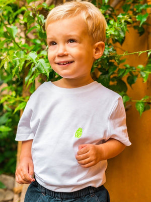 T-Shirt Enfant Cigale Vert Fluo - Fabriqué en Provence - Sudist 