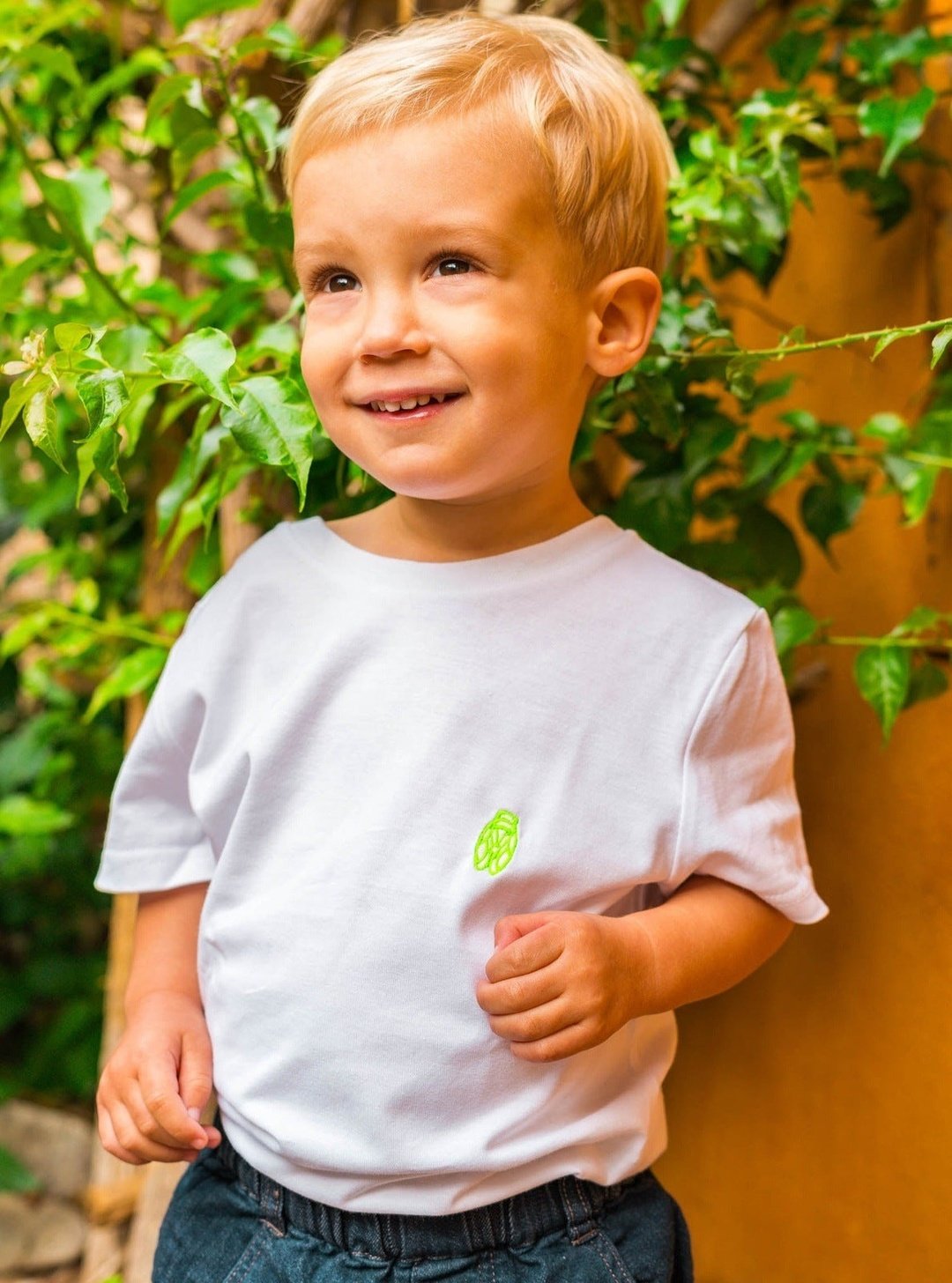 T-Shirt Enfant Cigale Vert Fluo - Fabriqué en Provence - Sudist