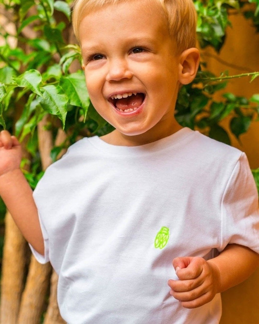 T-Shirt Enfant Cigale Vert Fluo outlet Fabriqué en Provence - Sudist