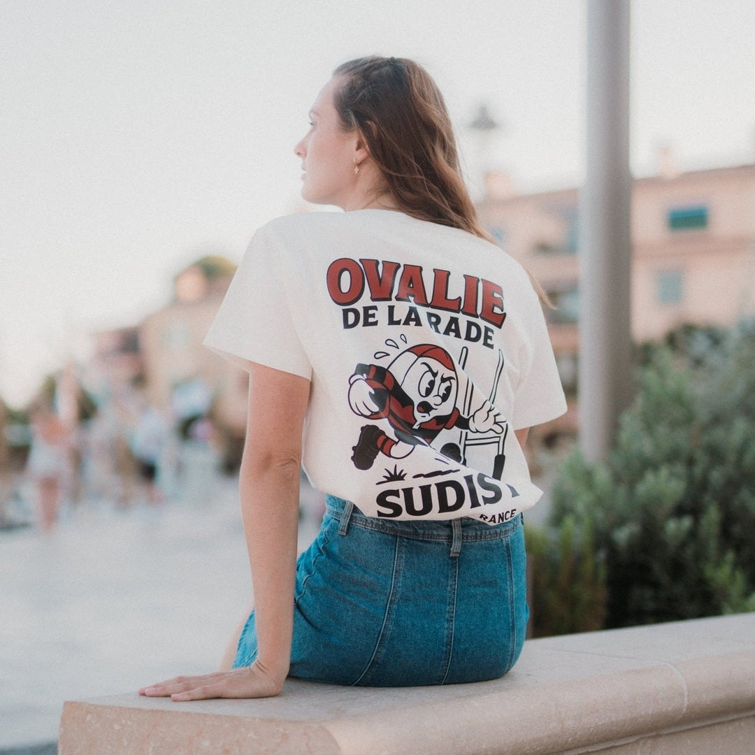 Image of T-Shirt Ovalie de la Rade outlet Fabriqué en Provence - Sudist