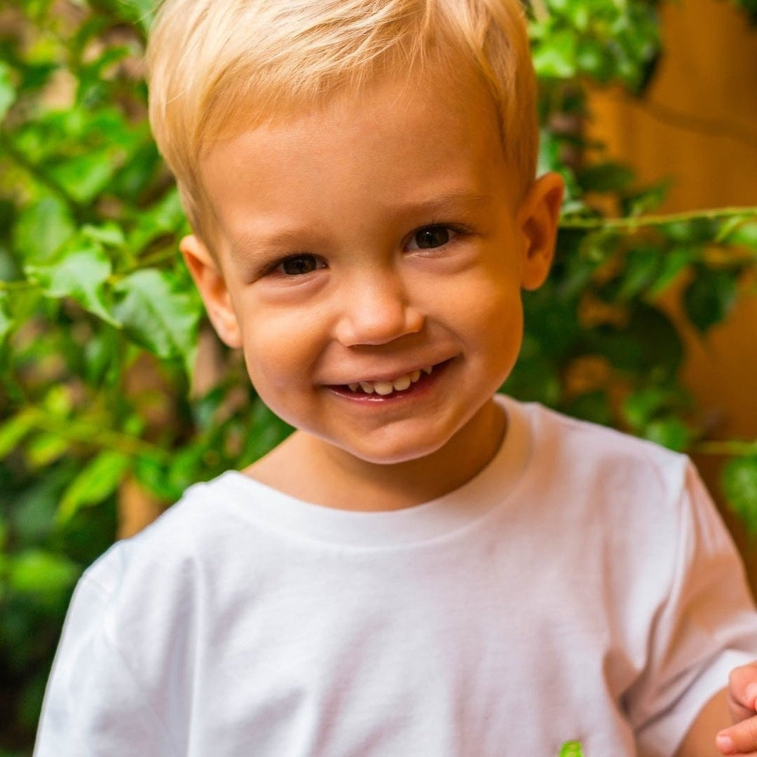 Image of T-Shirt Enfant Cigale Vert Fluo - Fabriqué en Provence - Sudist