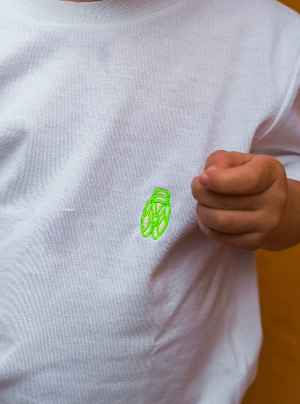 T-Shirt Enfant Cigale Vert Fluo - Fabriqué en Provence - Sudist 