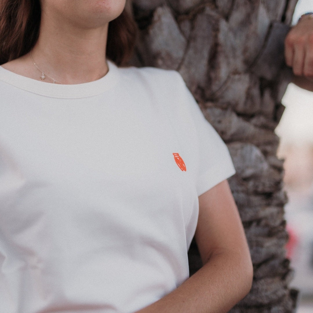 Image of T-Shirt Cigale Orange - Fabriqué en Provence - Sudist