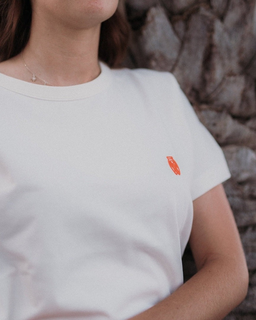 T-Shirt Cigale Orange outlet Fabriqué en Provence - Sudist