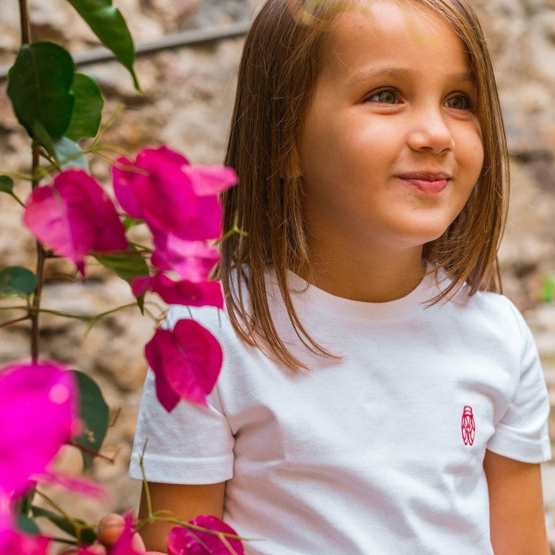 Image of T-Shirt Enfant Cigale Fuchsia - Fabriqué en Provence - Sudist