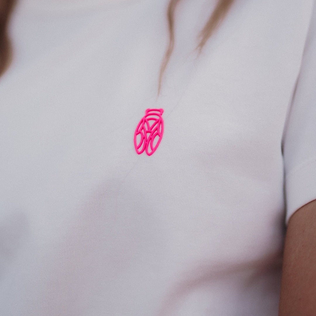 Image of T-Shirt Cigale Fuchsia - Fabriqué en Provence - Sudist