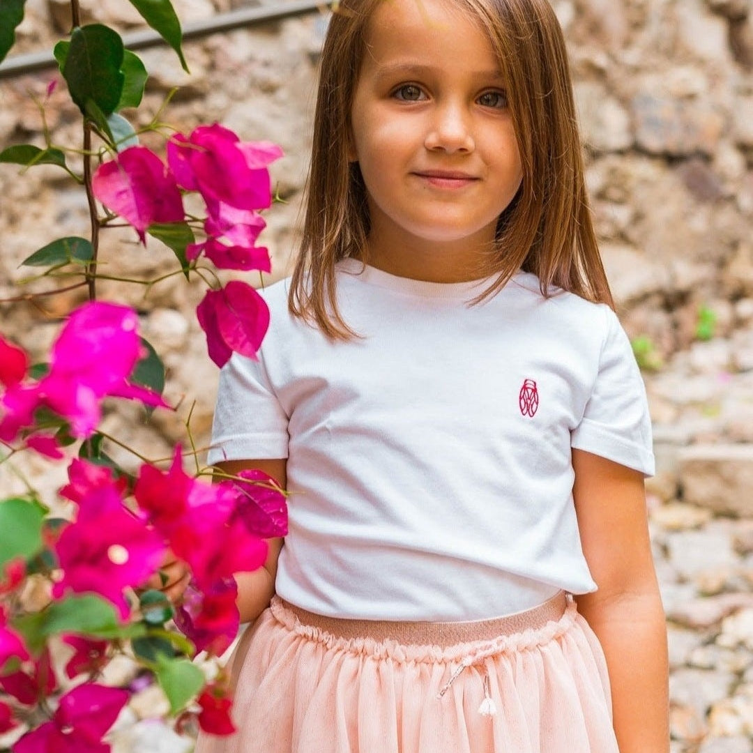 Image of T-Shirt Enfant Cigale Fuchsia - Fabriqué en Provence - Sudist