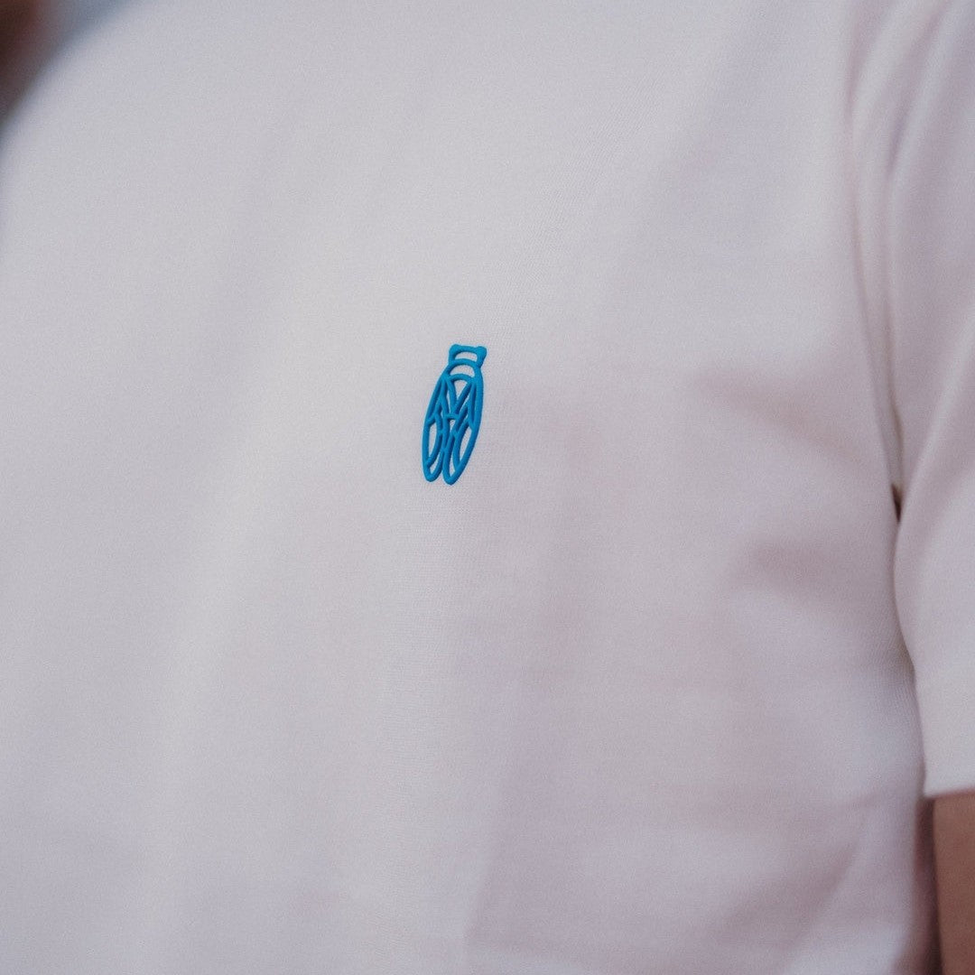 Image of T-Shirt Cigale Azure - Fabriqué en Provence - Sudist
