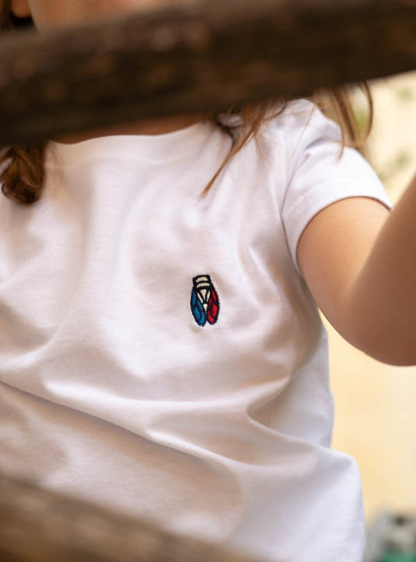 T-Shirt Enfant Cigale Tricolore - Fabriqué en Provence - Sudist 