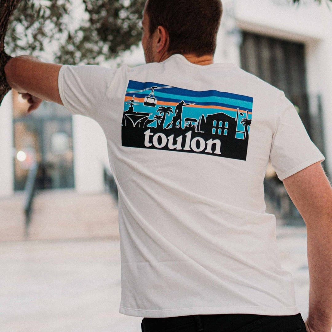 Image of T-Shirt skyline Toulon - Fabriqué en Provence - Sudist