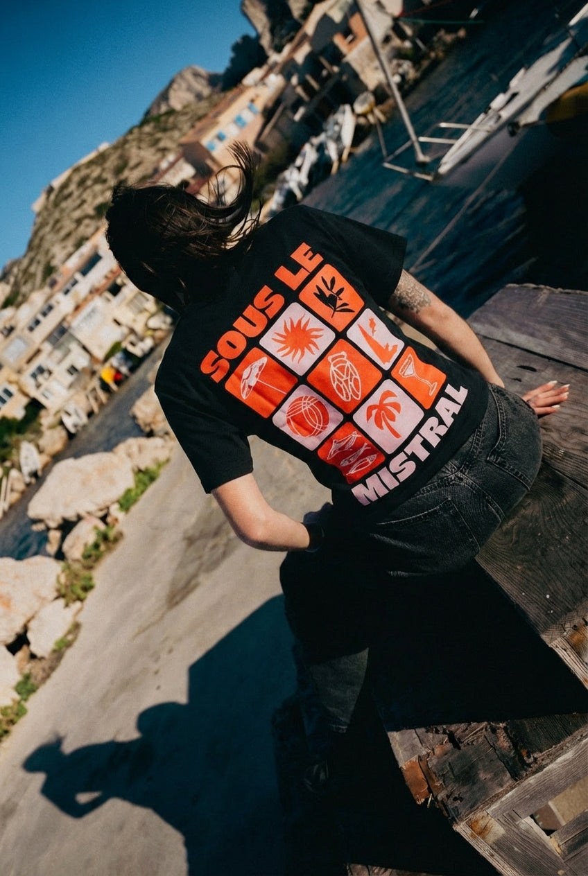 T-Shirt Sous le Mistral Fabriqué en Provence - Sudist