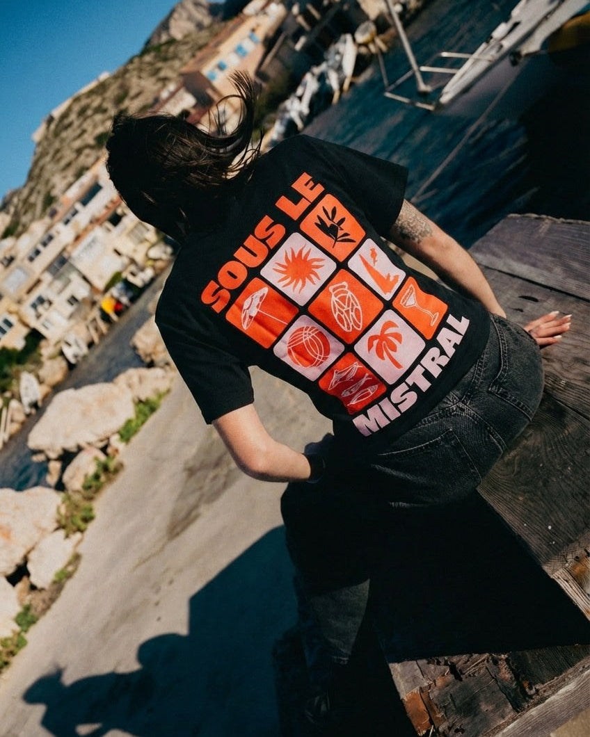 T-Shirt Sous le Mistral Fabriqué en Provence - Sudist