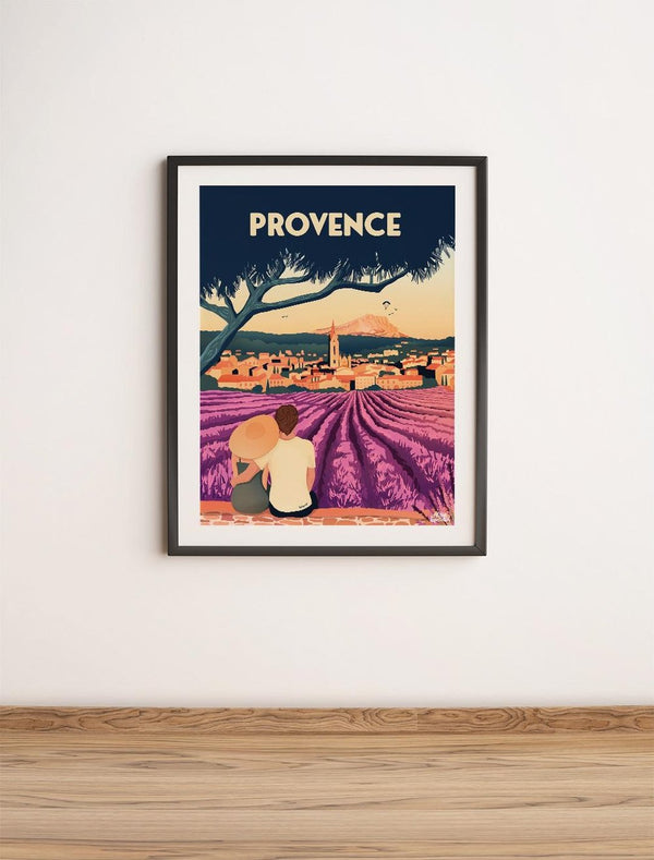 Affiche Aix-en-Provence - Fabriqué en Provence - Sudist