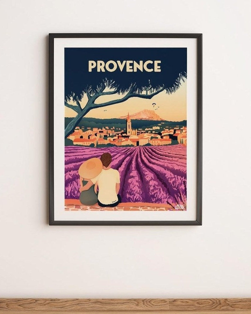 Affiche Aix-en-Provence Fabriqué en Provence - Sudist