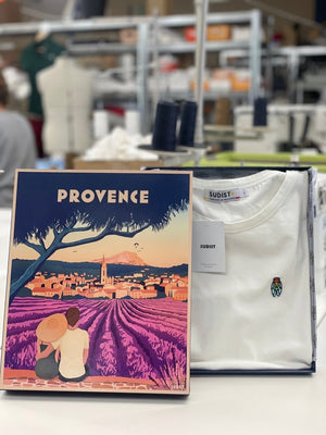 T-Shirt Outlet Cigale Phosphorescente - Fabriqué en Provence - Sudist