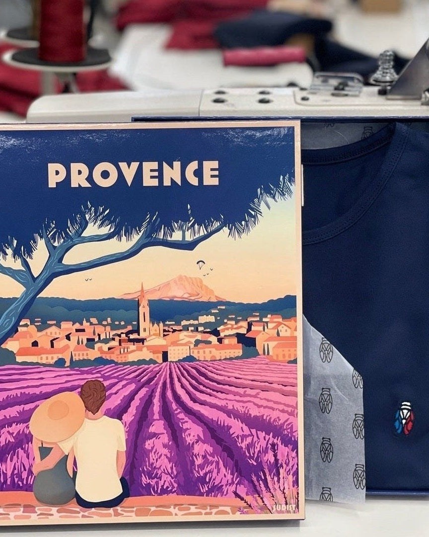 T-Shirt Femme Cigale tricolore outlet Fabriqué en Provence - Sudist