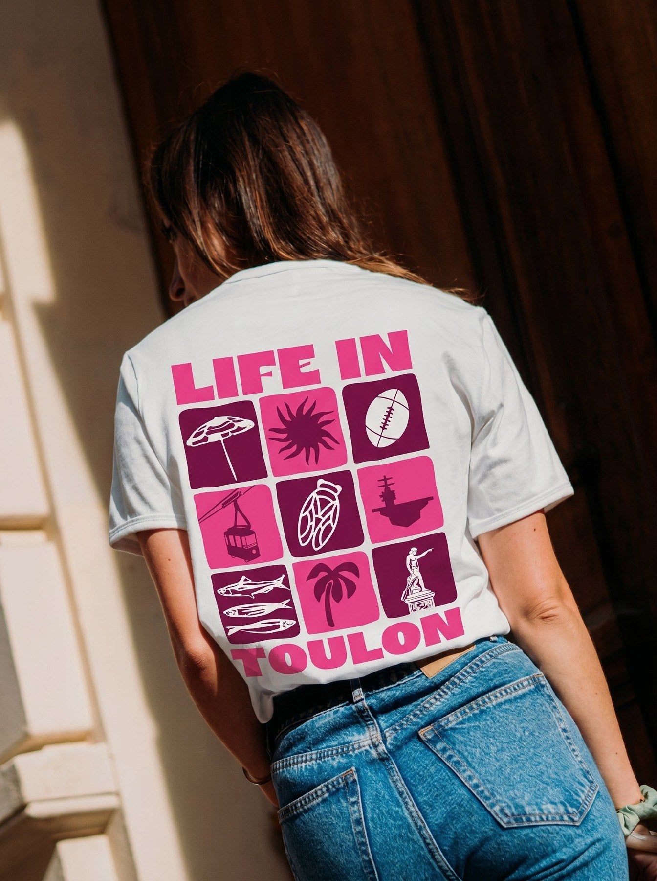 Image of T-Shirt Life in Toulon Fabriqué en Provence - Sudist