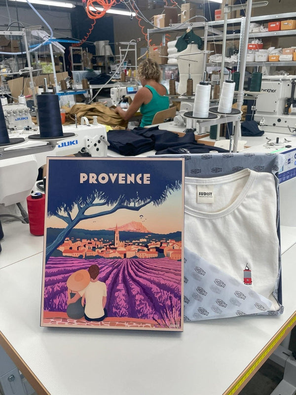 T-Shirt Homme Téléphérique - Fabriqué en Provence - Sudist