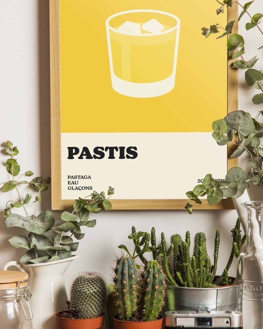 Affiche Pastis Fabriqué en Provence - Sudist