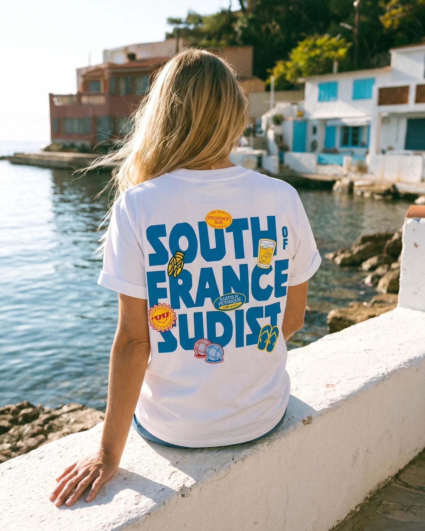 Image of T-Shirt South of France Fabriqué en Provence - Sudist