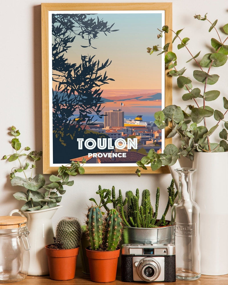 Affiche Toulon Fabriqué en Provence - Sudist