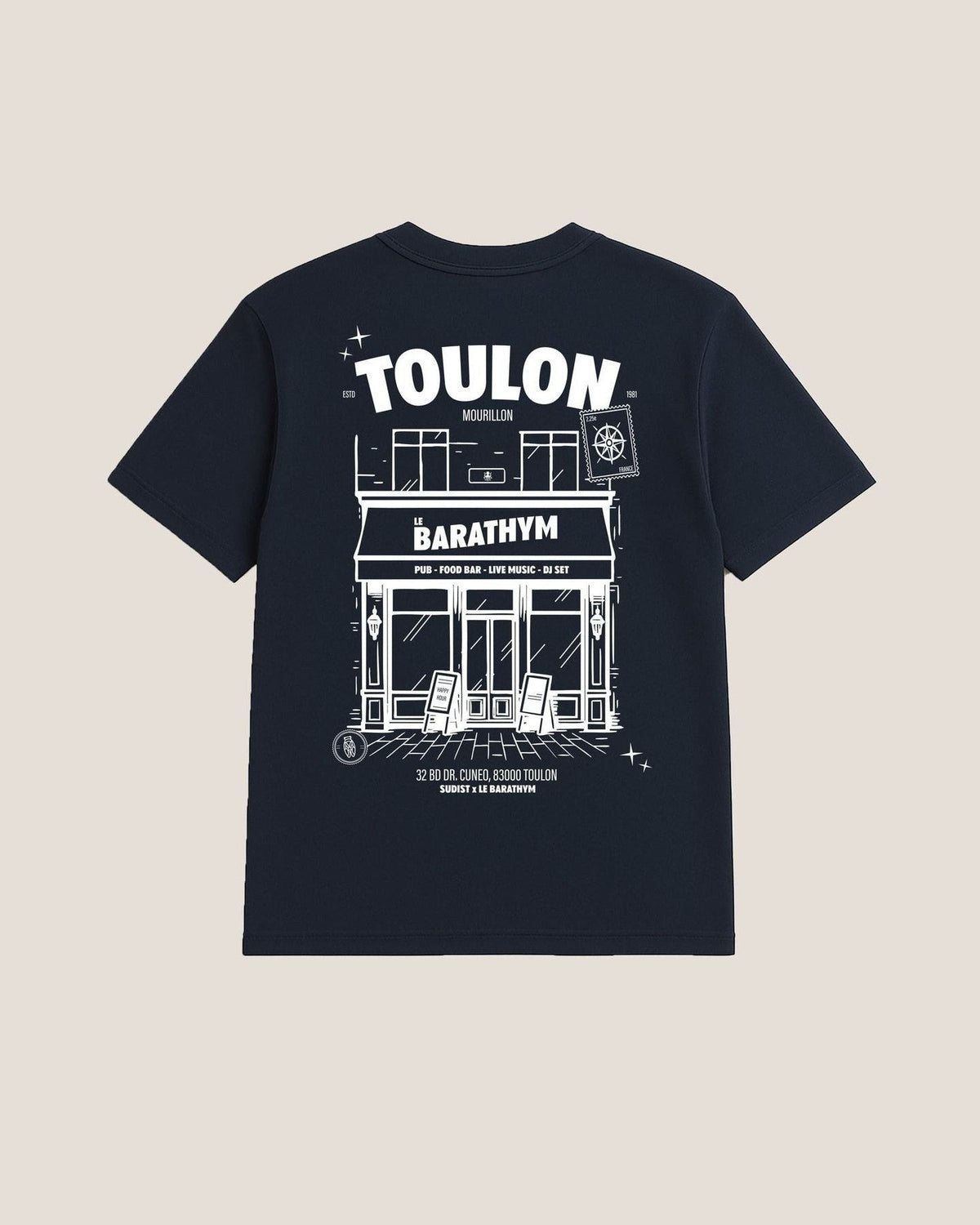 T-Shirt Barathym x Sudist Fabriqué en Provence - Sudist