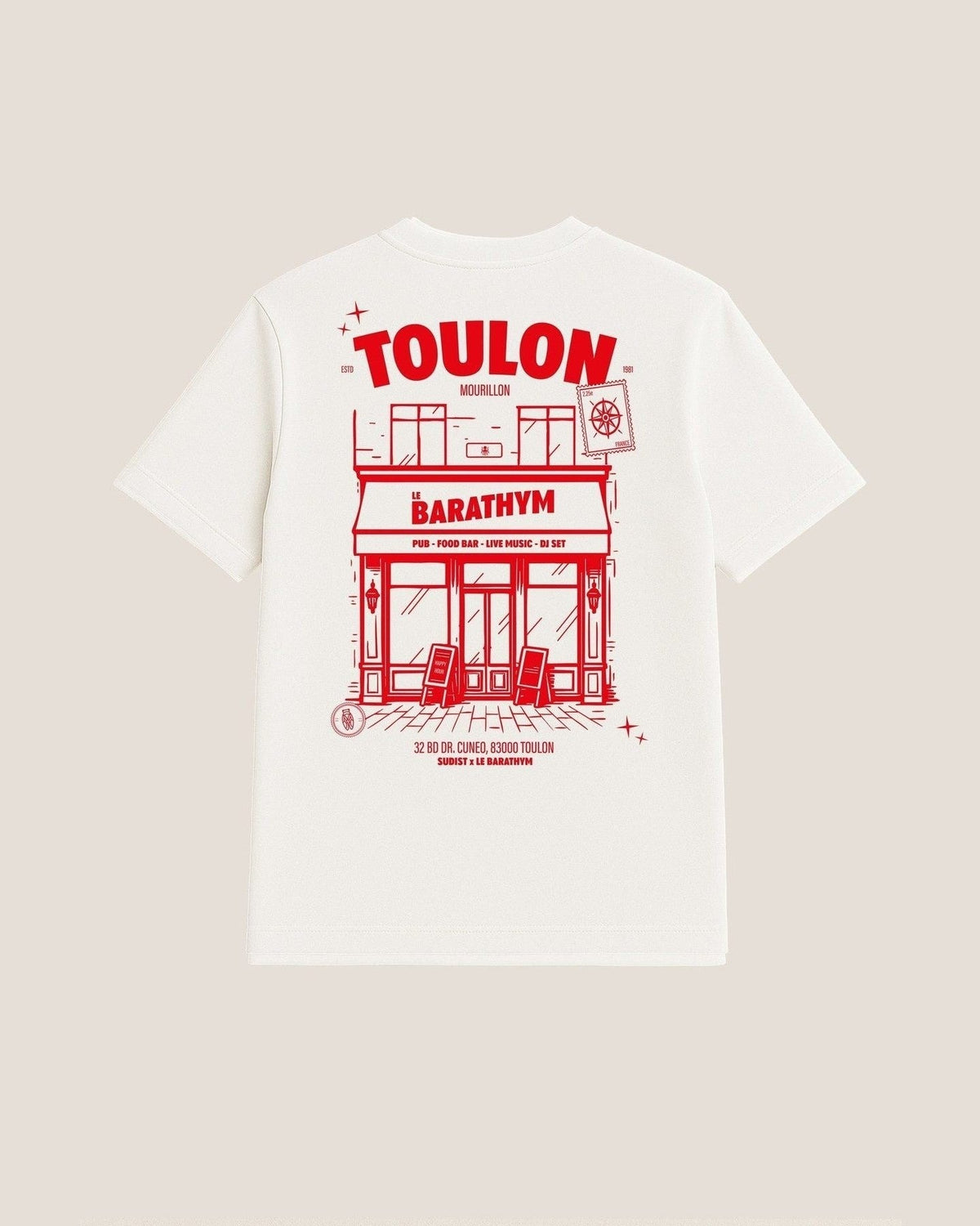 T-Shirt Barathym x Sudist Fabriqué en Provence - Sudist