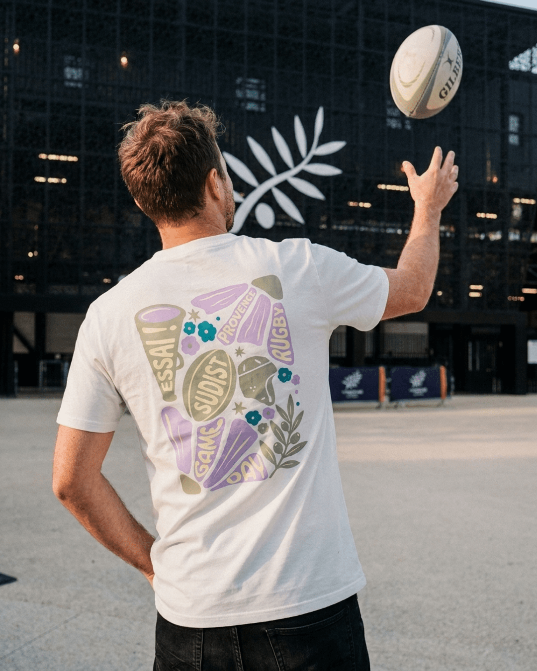 T-Shirt Provence Rugby x Sudist Fabriqué en Provence - Sudist