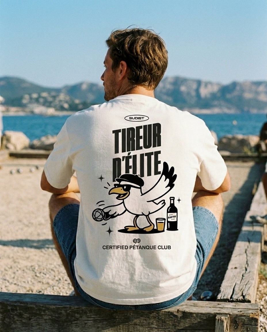 Image of T-Shirt Tireur d'élite Fabriqué en Provence - Sudist