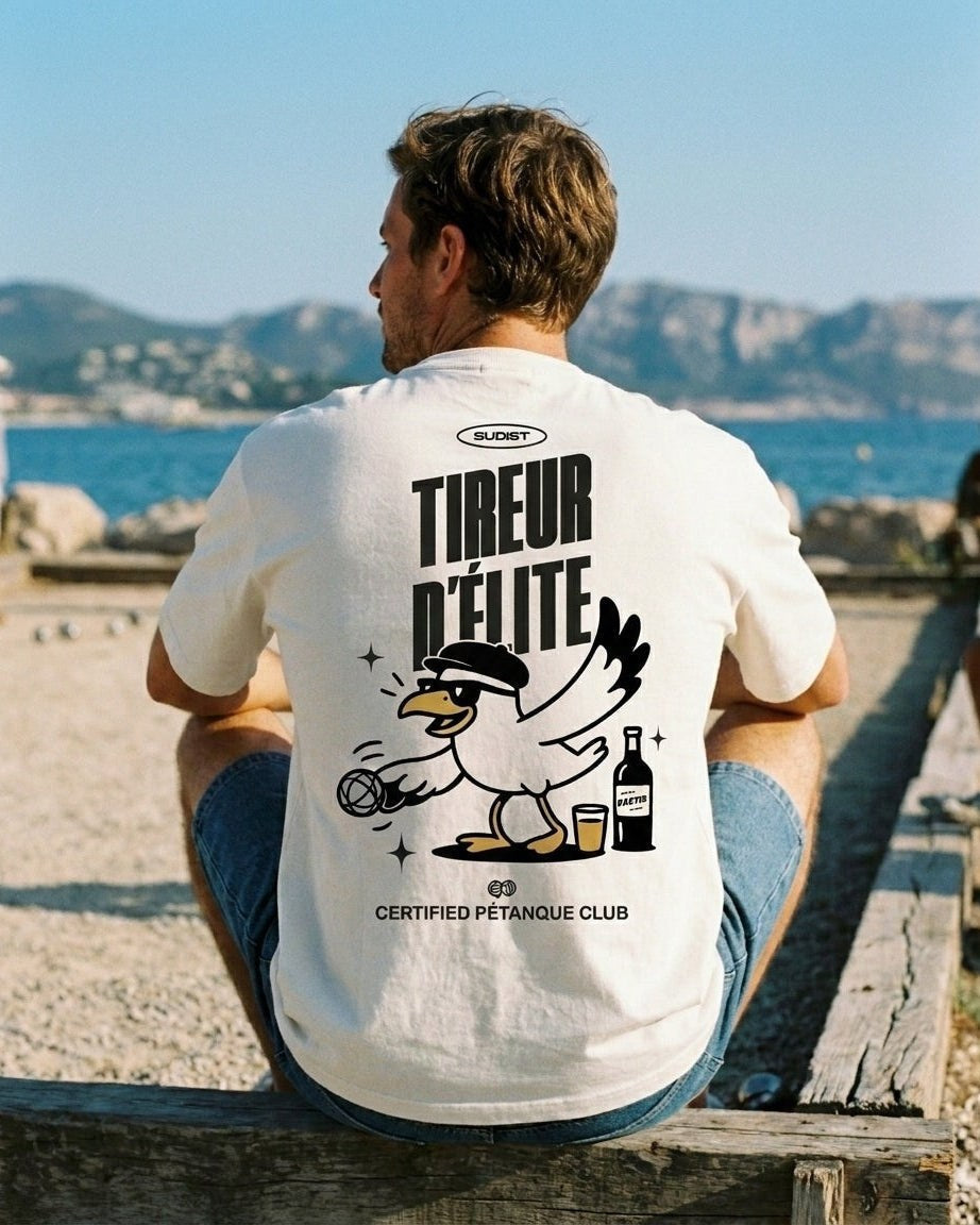Image of T-Shirt Tireur d'élite Fabriqué en Provence - Sudist