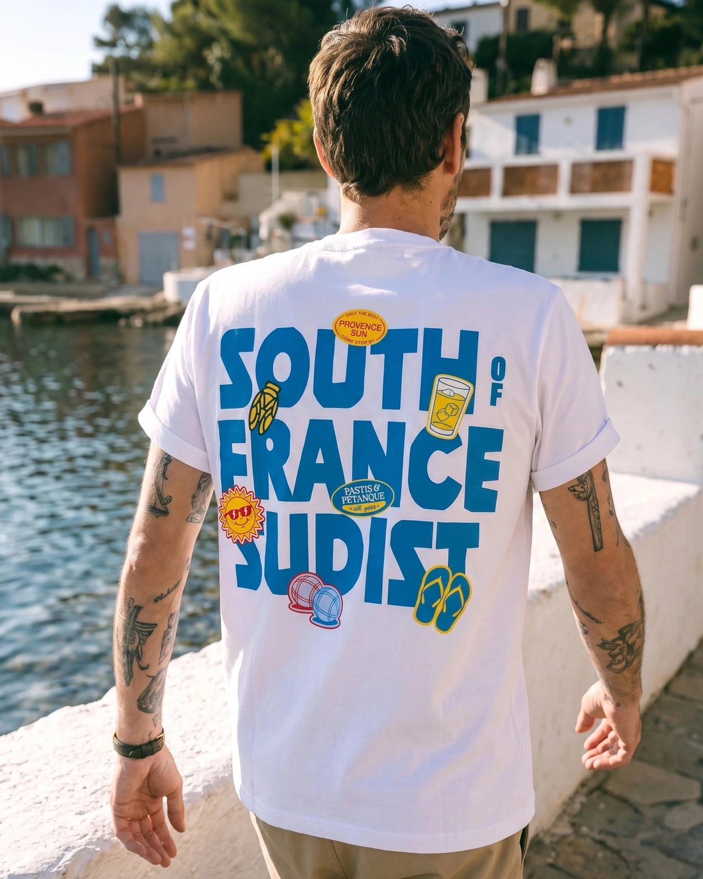 Image of T-Shirt South of France Fabriqué en Provence - Sudist