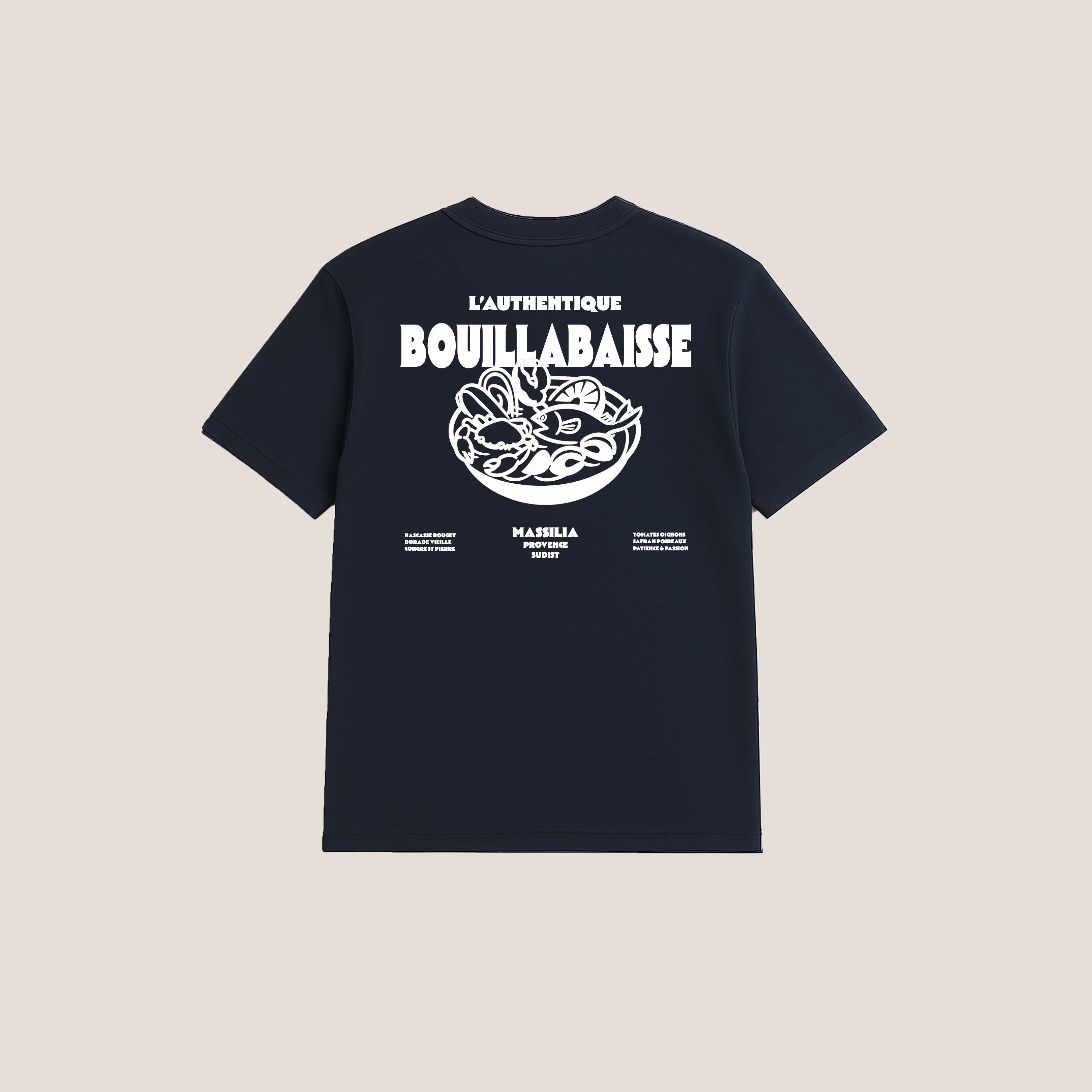 T-Shirt Bouillabaisse - Fabriqué en Provence - Sudist