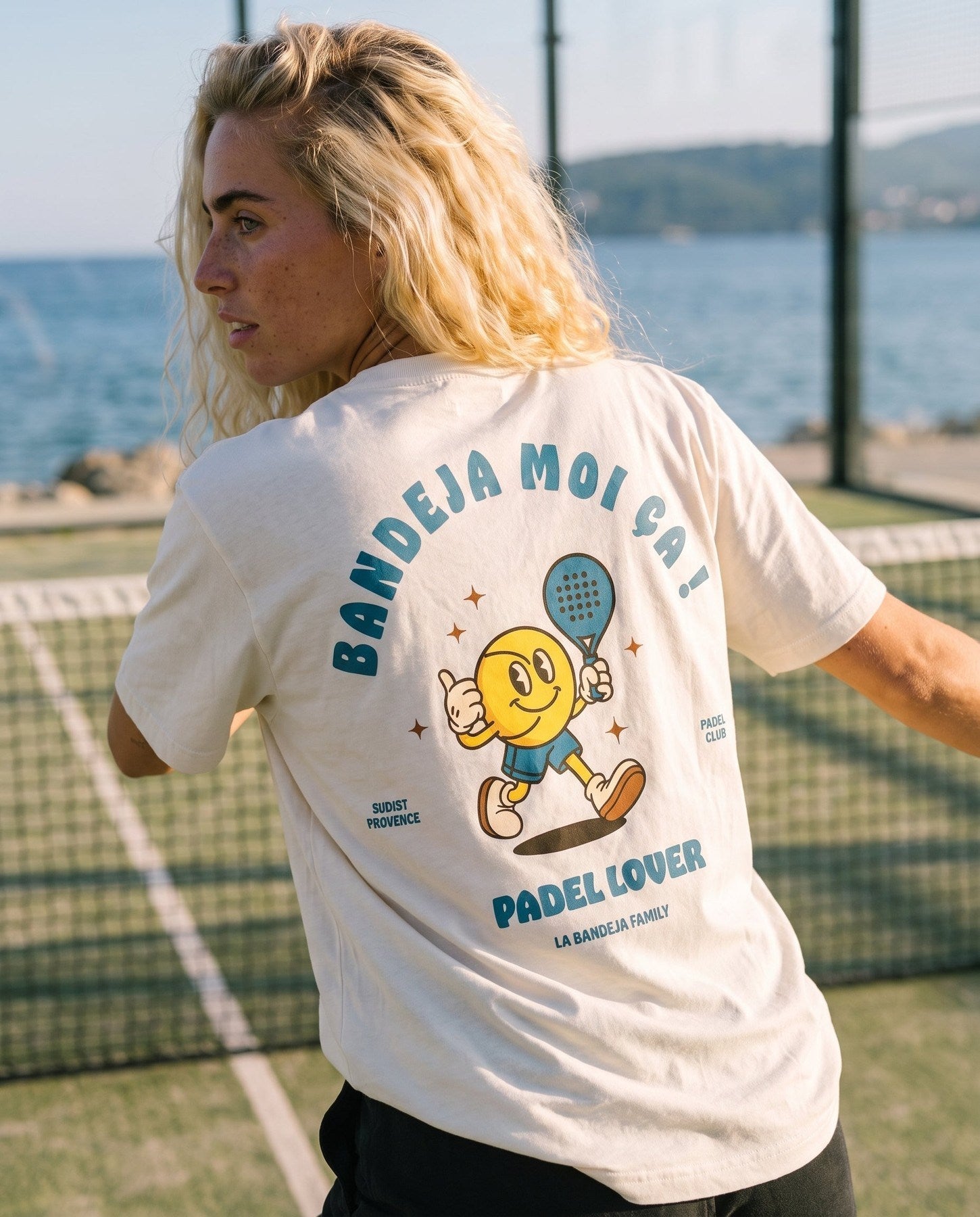 Image of T-Shirt Bandeja Padel Club Fabriqué en Provence - Sudist
