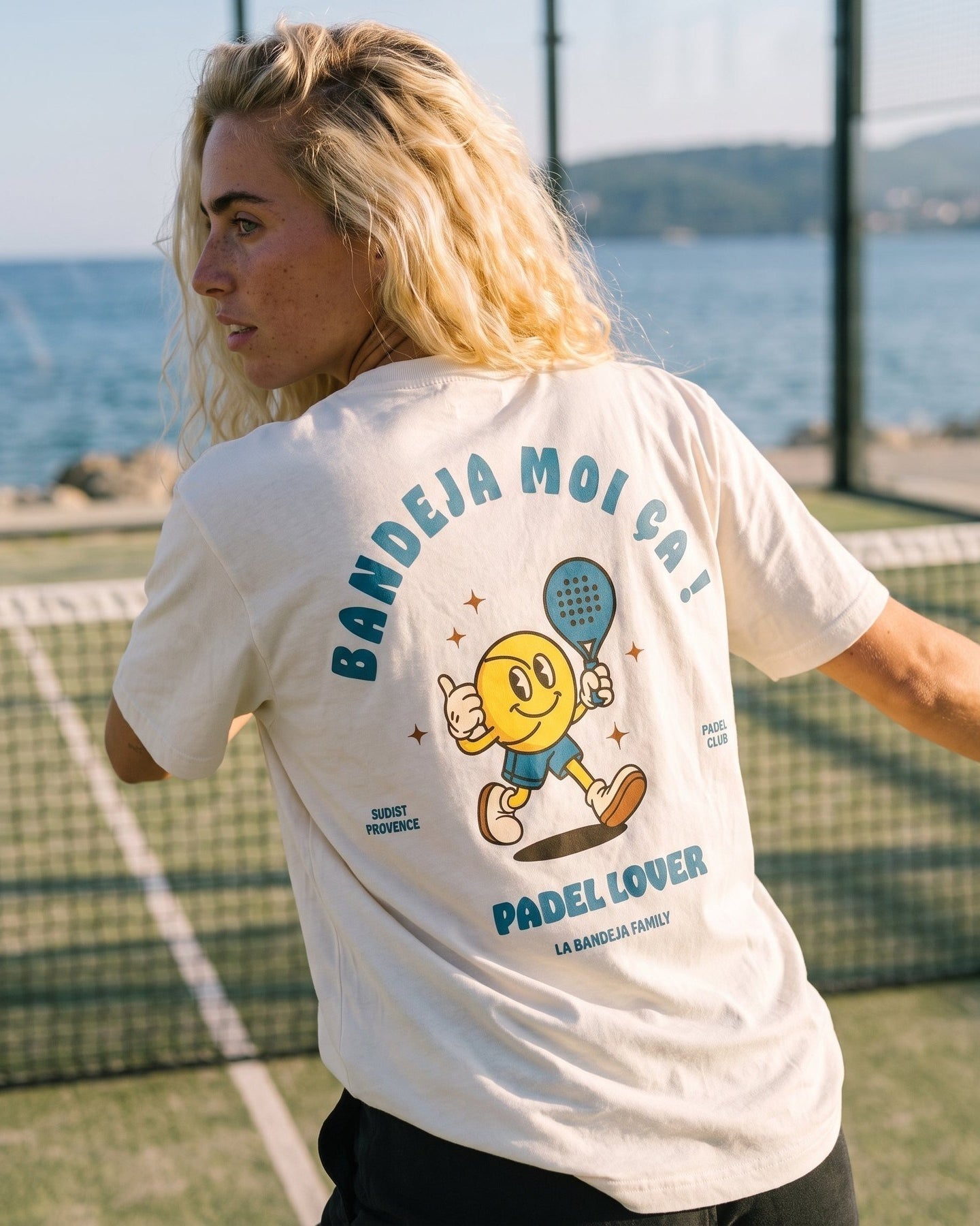 Image of T-Shirt Bandeja Padel Club Fabriqué en Provence - Sudist