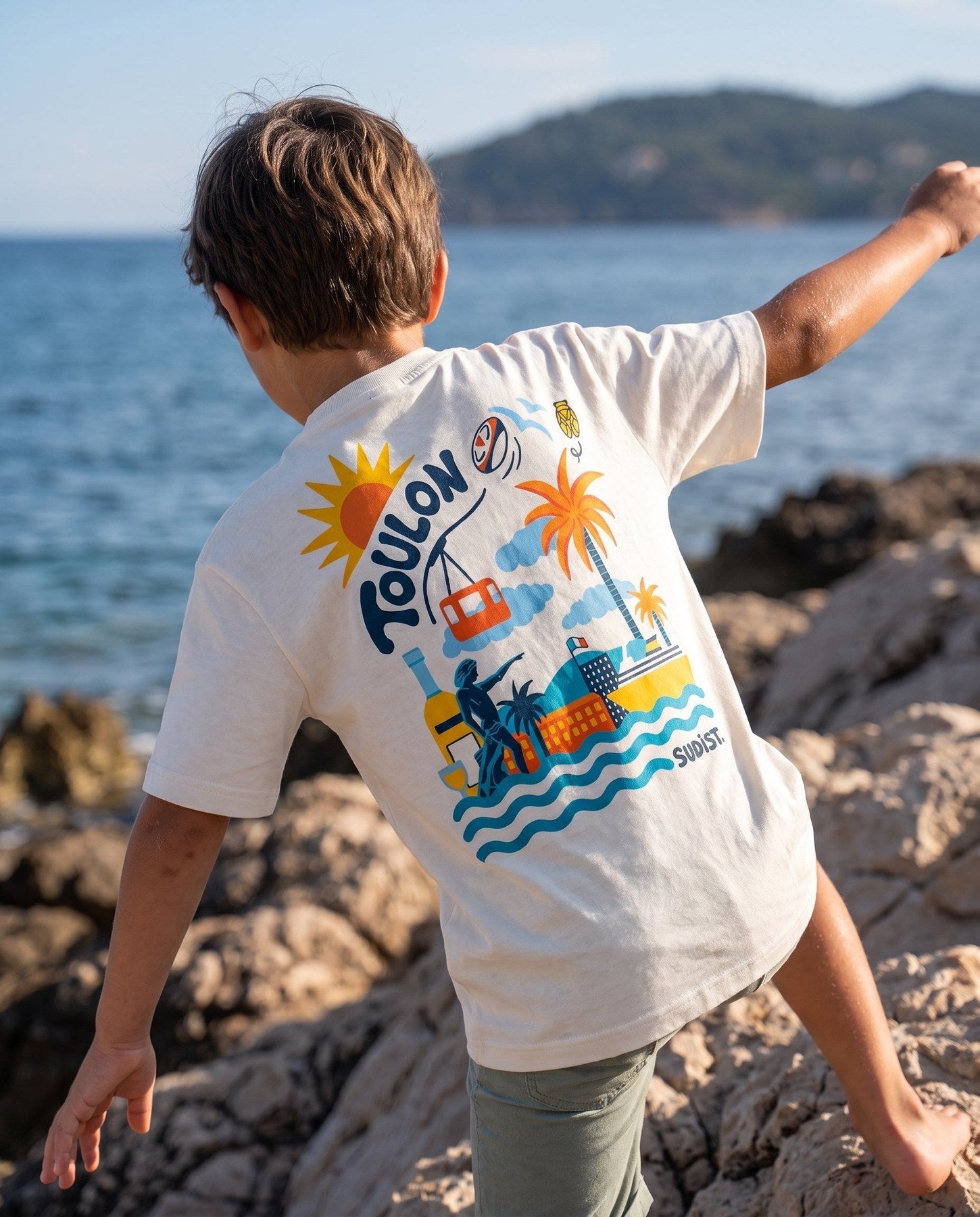 T-Shirt Enfant Toulon Fabriqué en Provence - Sudist