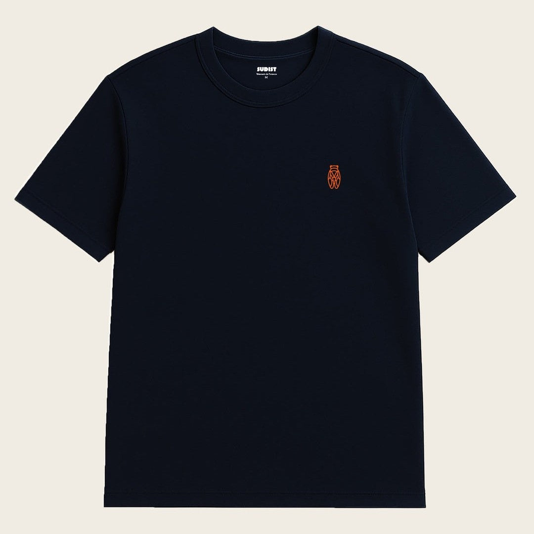 Image of T-Shirt Cigale Orange - Fabriqué en Provence - Sudist