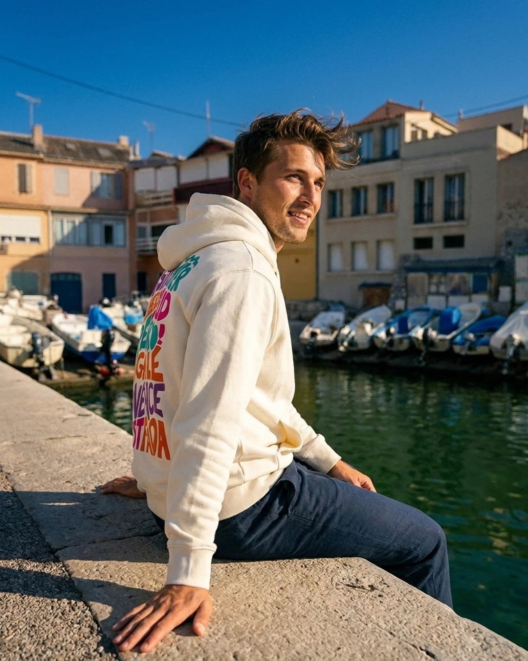 Image of Hoodie Expressions Provençales Fabriqué en Provence - Sudist