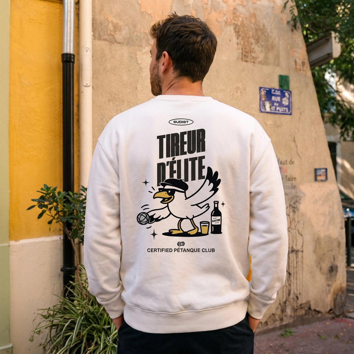 Sweatshirt Tireur d'élite Fabriqué en Provence - Sudist