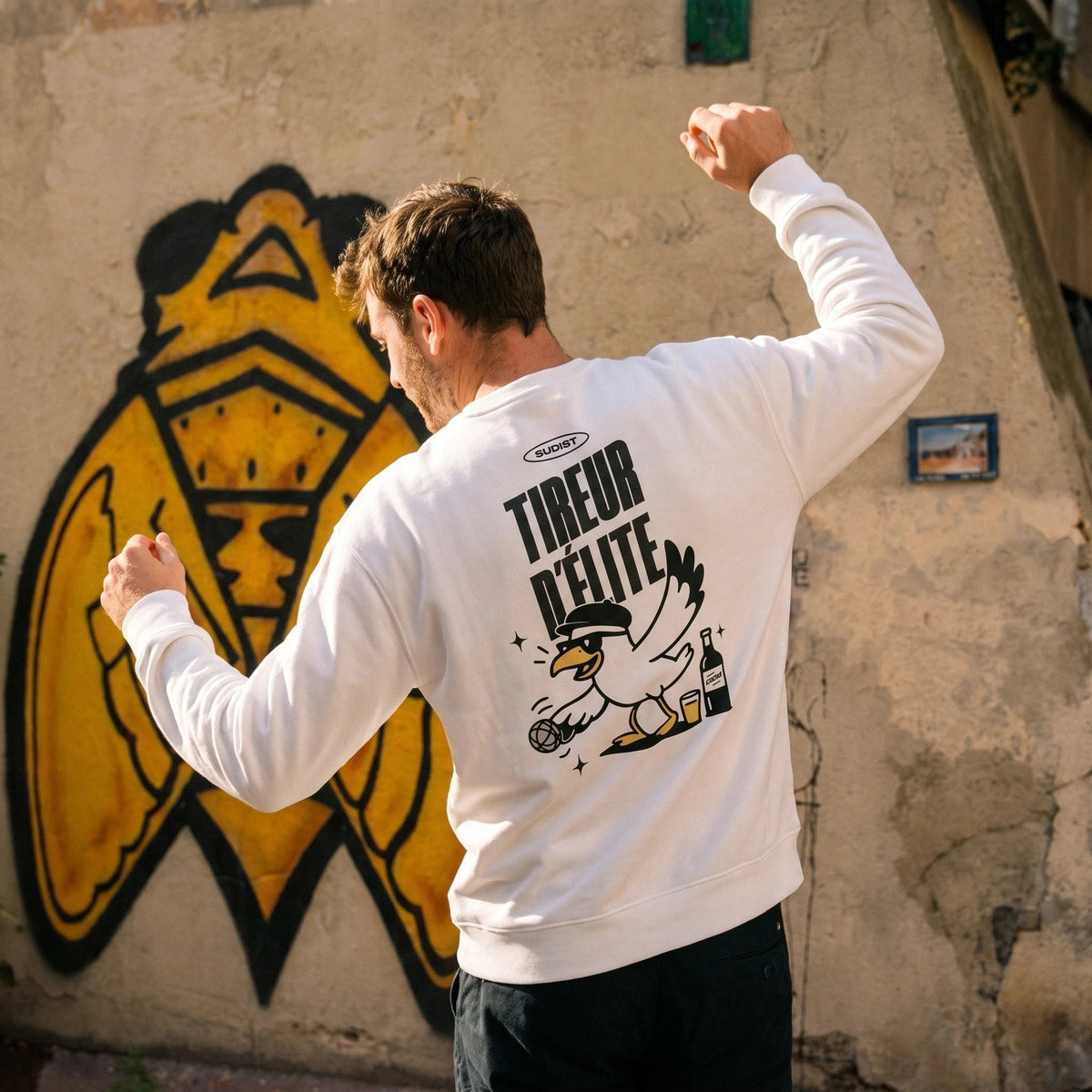Sweatshirt Tireur d'élite Fabriqué en Provence - Sudist