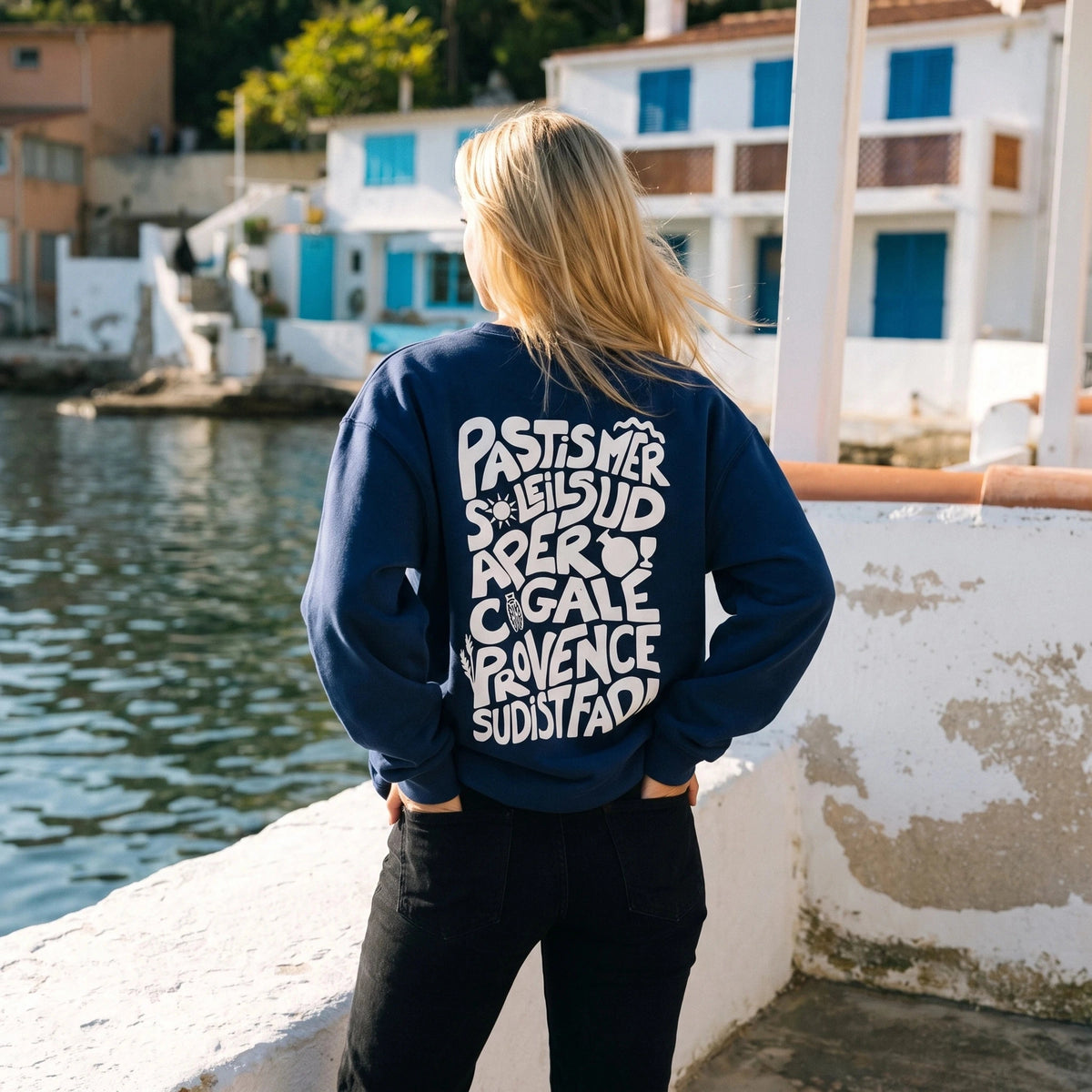 Sweatshirt Expressions Provençales Fabriqué en Provence - Sudist